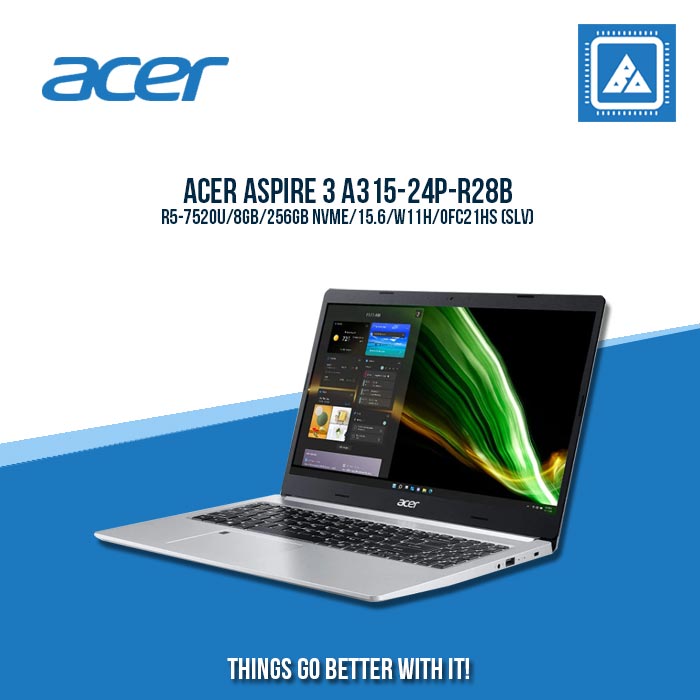 ACER ASPIRE 3 A315-24P-R28B R5-7520U/8GB/256GB NVME | BEST FOR STUDENTS AND FREELANCERS LAPTOP ACER ASPIRE 3 A315-24P-R28B R5-7520U/8GB/256GB NVME | BEST FOR STUDENTS AND FREELANCERS LAPTOP